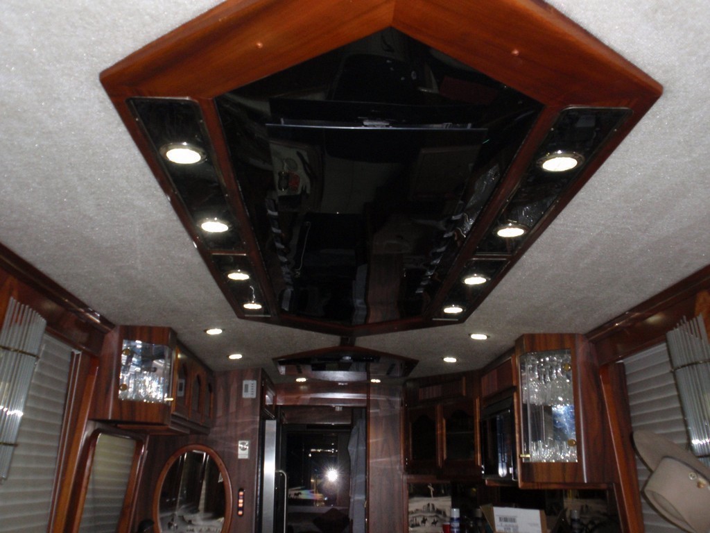 Excalibur Coach 2018 Sanford Florida Prevost S And Service 02 Prevost Xl Xlii Motorhome Class A Ceiling With Led Light Upgrade By Excalibur Coach