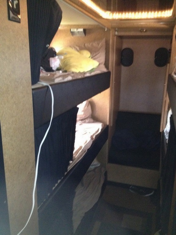 0001 Prevost H3-45 Entertainer Bunk Coach Rear Salon Before update by Excalibur Coach.jpg